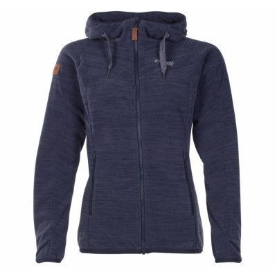 Hareid Fleece W Jkt, Dk Navy Mel, S,  Bergans