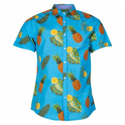 Hawaii Aop Print Shirt S/S, Printed, 2xl,  Blount And Pool