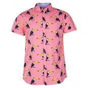 Hawaii Shirt, Coral Tucan, L,  Kortärmade Skjortor