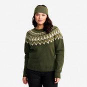 Heavy Knit Sweater - Dam - Forest Night, Storlek:2XL - Dam>Tröjor>Skjortor&Långärmade Tröjor