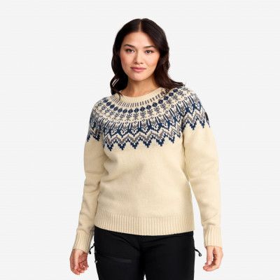 Heavy Knit Sweater - Dam - Oatmeal, Storlek:2XL - Dam>Tröjor>Skjortor&Långärmade Tröjor
