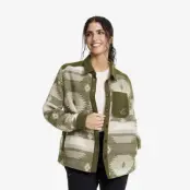 Highland Warm Overshirt Dam Grape Leaf/Oatmeal, Storlek:XL