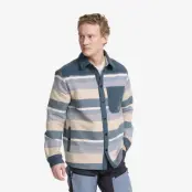 Herr>Tröjor>Skjortor - Highland Warm Overshirt - Herr - Orion Blue/Peyote, Storlek:4XL