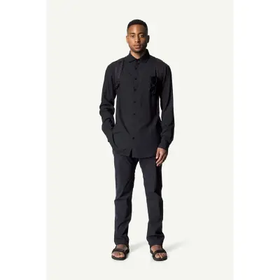 Houdini M's Tree LongsleeveShirt True Black Light