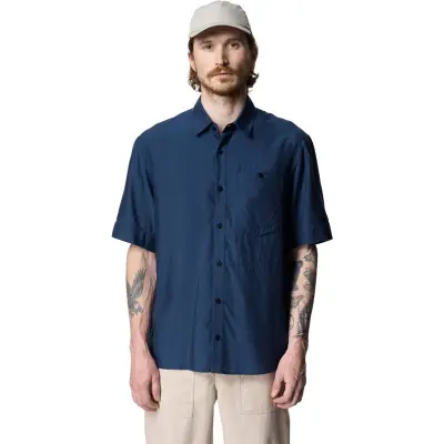 Houdini M's Tree Shortsleeve Shirt Big Blue Light Big Blue Light S