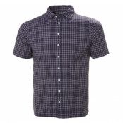 Hp Club Qd Ss Shirt, 598 Navy Check, S,  T-Shirts