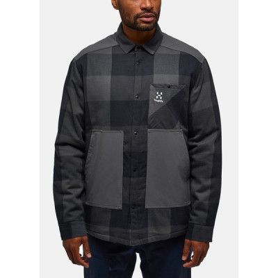 Insulated Timmer Shirt Men, True Black/Magnetite, L,  Långärmade Skjortor