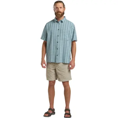 Jack Wolfskin Men's Meseta Shirt Check Dark Navy