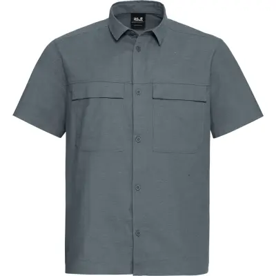 Jack Wolfskin Men's Wild Nep Shirt Grey Odessa