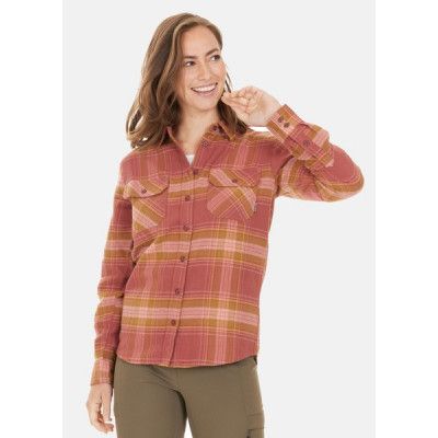 Jamba W Flannel Shirt, Henna, 44,  Långärmade Skjortor