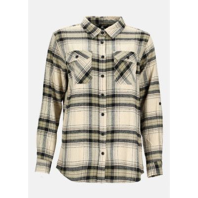 Jamba W Flannel Shirt, Oatmeal, 42,  Långärmade Skjortor