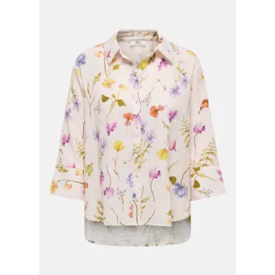 JDYVIOLA LIFE 3/4 SHIRT WVN NO