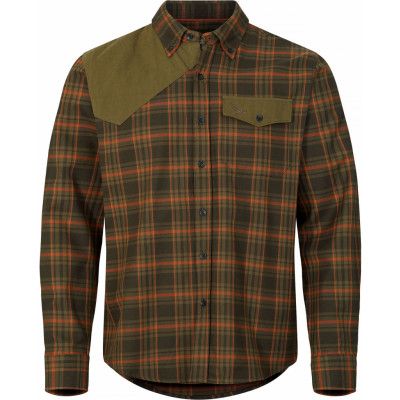 Nordic Hawk Johannishus LS Flannel Shirt Men Raven