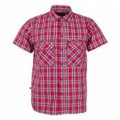 Jokkmokk S/S Shirt, Red, M,  Vandringsskjortor