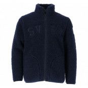 Kansas Jr Pile Jacket, Navy, 100,  Svea