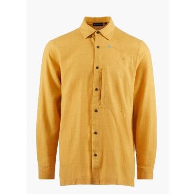Klättermusen Helheim LS Shirt M's Amber Gold