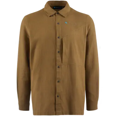 Klättermusen Helheim LS Shirt M's Olive-Juniper Green