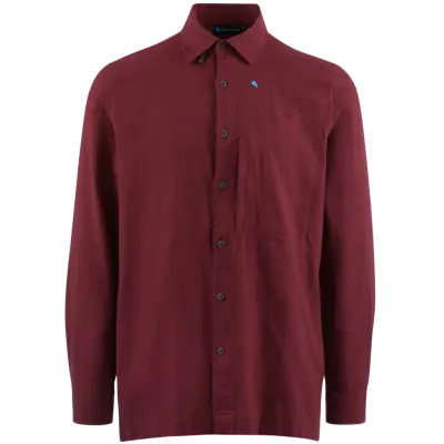 Klättermusen Helheim LS Shirt M's Red Tawny