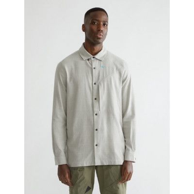 Klättermusen Helheim LS Shirt M's Smoke Grey-Clay