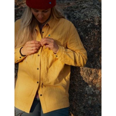 Klättermusen Helheim LS Shirt W's Amber Gold