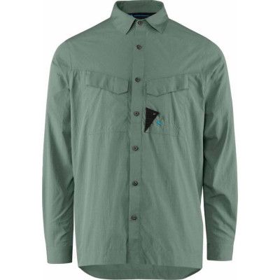 Klättermusen Men's Syn Long Sleeve Shirt Green Lake
