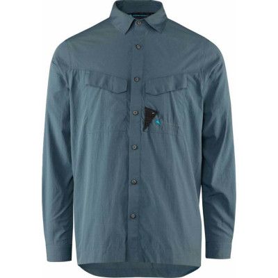 Klättermusen Men's Syn Long Sleeve Shirt Thistle Blue