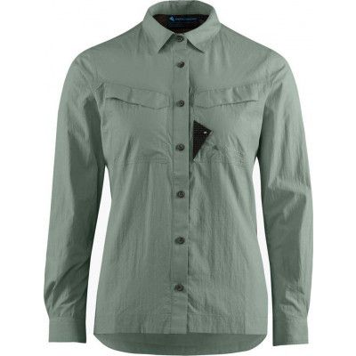 Klättermusen Women's Syn Long Sleeve Shirt Green Lake