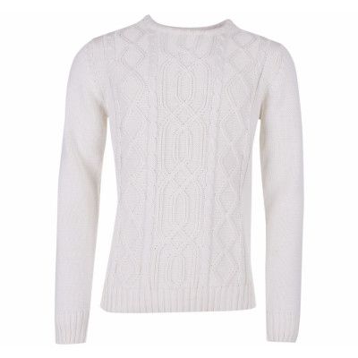 Knit - Edvin, Milky Whit, Xs,  Solid