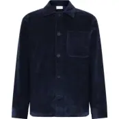KnowledgeCotton Apparel Organic Cotton Corduroy Overshirt GOTS Night Sky - L