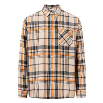 KnowledgeCotton Apparel Relaxed Fit Big Checkered Shirt - Gots/Vegan