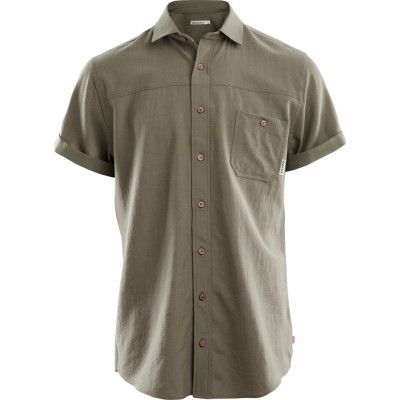 Aclima Men's LeisureWool Short Sleeve Shirt Ranger Green