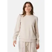 Lounge Relax Crewneck W, Lt Beige, 42,  Skjortor
