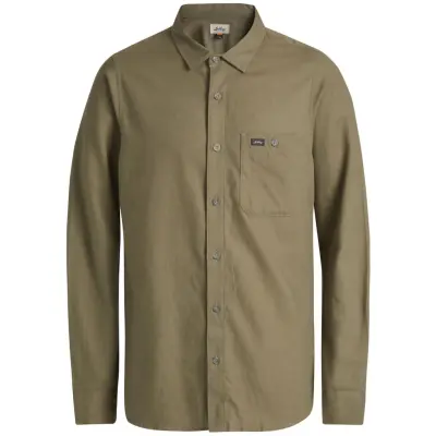 Lundhags Ekren Solid Ms LS Shirt Clover