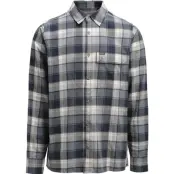 Lundhags Järpen Plaid Flannel Shirt Dk Sky Blue