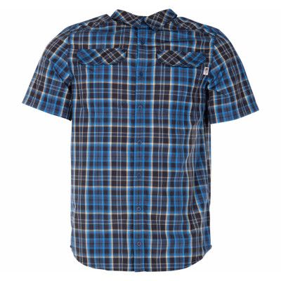 M Pine Knot Sht, Blue Wing Teal Plaid, M,  Kortärmade Skjortor
