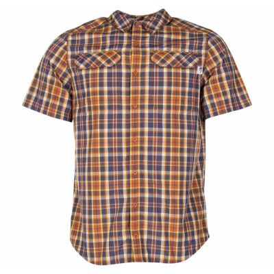 M Pine Knot Sht, Caramel Cafe Plaid, Xl,  Kortärmade Skjortor