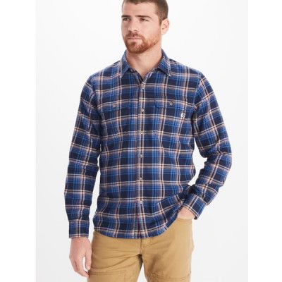 Marmot Bayview Midweight Flannel LS Arctic Navy