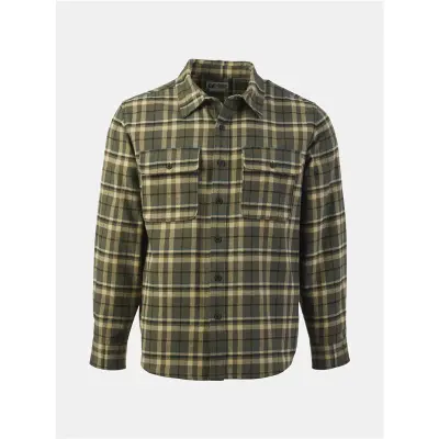 Marmot Doran Midweight Flannel Ls Dark Green Dark Green XL