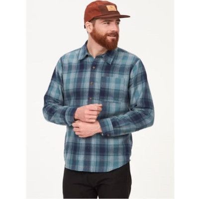 Marmot Fairfax Novelty Light Weight Flannel Arctic Navy