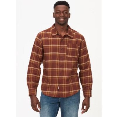 Marmot Fairfax Novelty Light Weight Flannel Chocolate