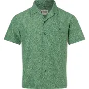 Marmot Men's Airexchange Upf 40 Camp Novelty Ss Shirt Juniper Green Mini Bloom