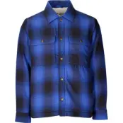 Marmot Men's Ridgefield Sherpa Flannel Shirt Jacket Oxide Blue