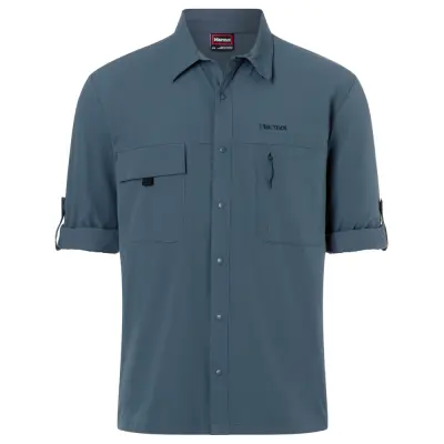 Marmot M's Airexchange Upf 40 Overshirt Thunderhead