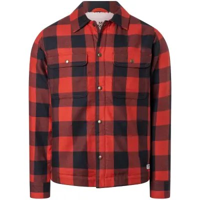 Marmot M's Ridgefield Sherpa Flannel Shirt Jacket Red