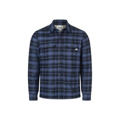 Marmot Ridgefield Heavyweight Sherpa Lined Flannel Storm