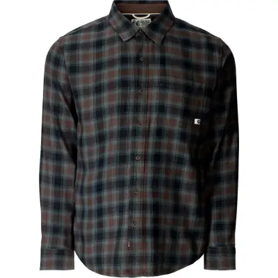 Marmot Rush Creek Lightweight Flannel Ls Hickory Nut Plaid