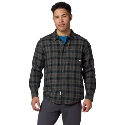 Marmot Rush Creek Lightweight Flannel LS Hickory Nut Plaid - S