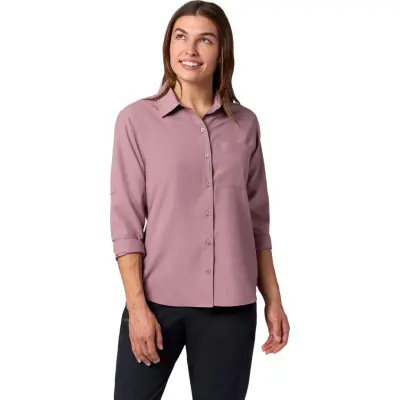 Marmot Women's Airexchange Upf 40 Ls Shirt Light Mauve