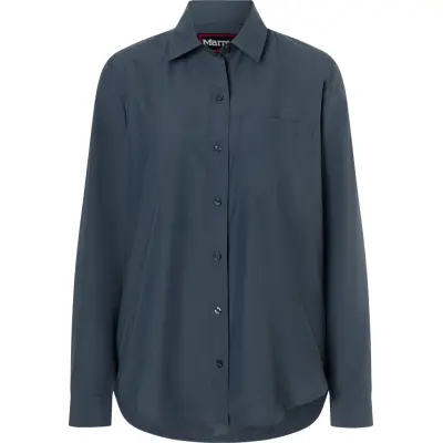 Marmot Women's Airexchange Upf 40 Ls Shirt Thunderhead