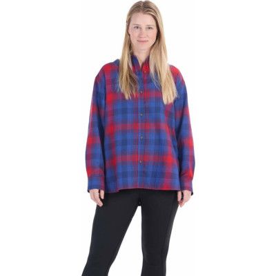Marmot Women's Fairfax Lightweight Relaxed Flannel Team Red